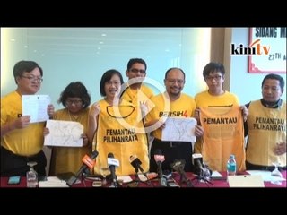 Wartawan persoal sidang media BERSIH di hotel