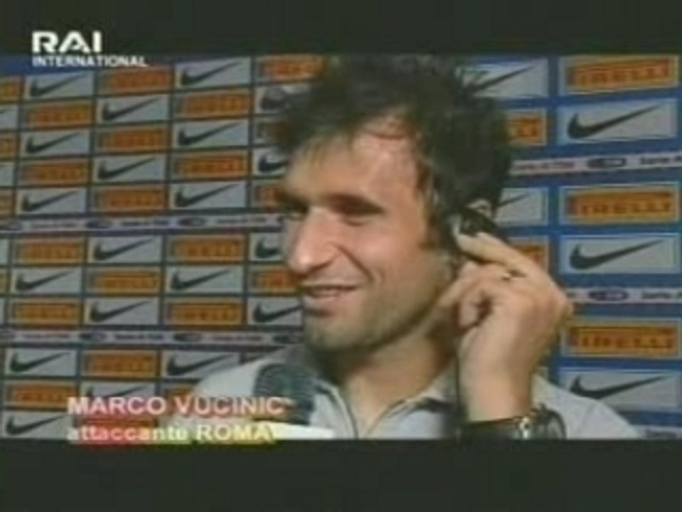 Interview Vucinic postmatch Inter x Roma
