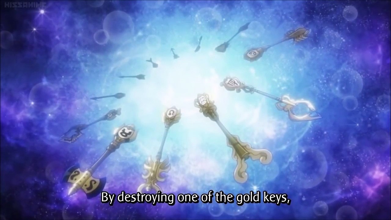 Fairy Tail Lucy Breaks Aquarius Key Episode