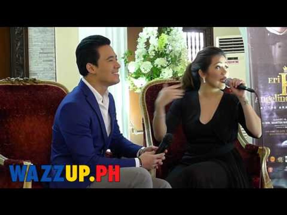 Part 7 Erik Santos and Angeline Quinto at the Araneta Coliseum Concert Presscon