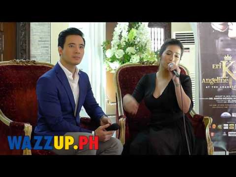 Part 5 Erik Santos and Angeline Quinto at the Araneta Coliseum Concert Presscon