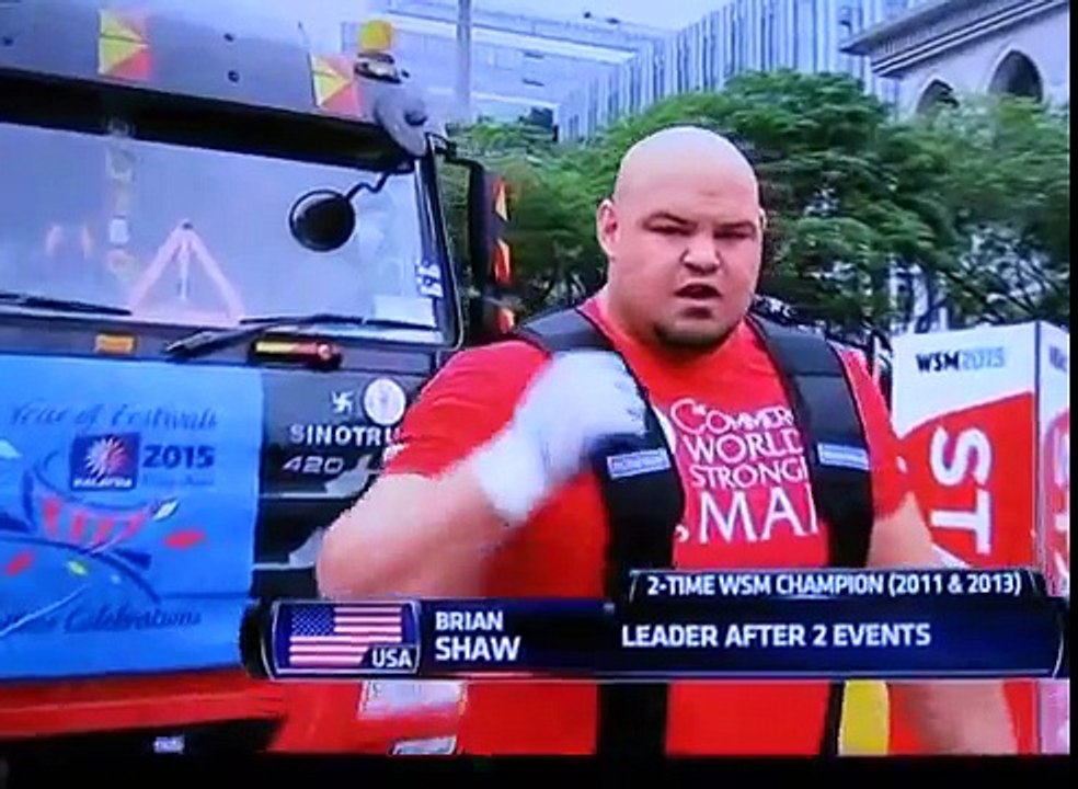 2015 Worlds Strongest Man Finals - CBS TV Broadcast - Part 2/3