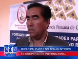 N11 Informativo MUNICIPALIDADES PROVINCIALES Y DISTRITALES DE LA REGION NO TOMAN INTERES EN COOPERACION INTERNACIONAL