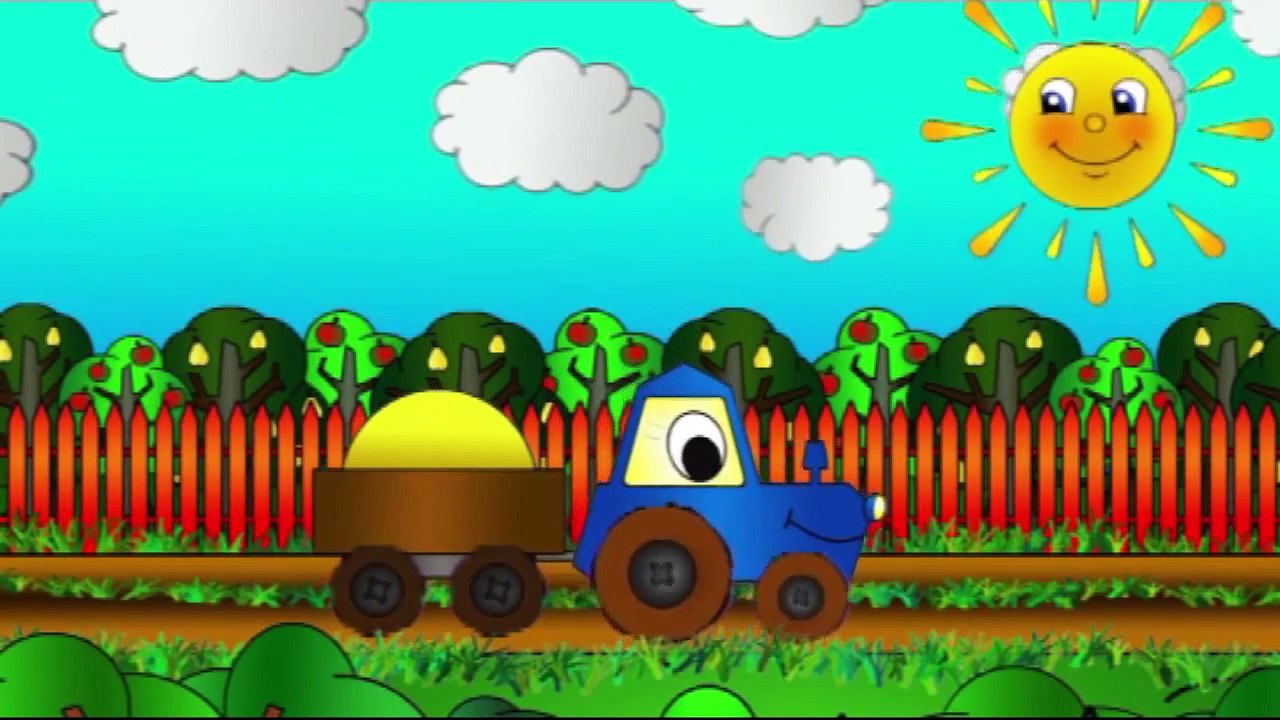 Eğitici Çizgi Film - Neşeli Şekiller - Traktör