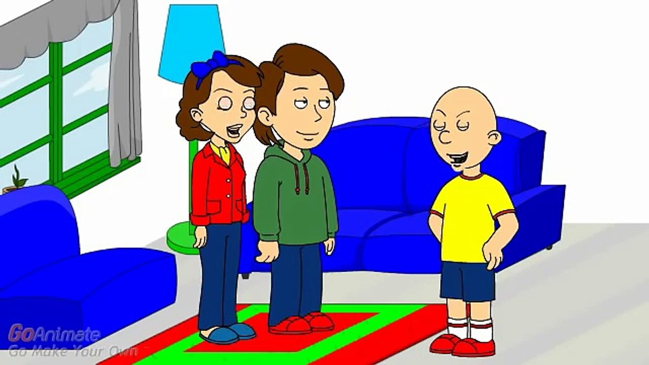 Caillou Poops On Mom And Dad And Gets Grounded