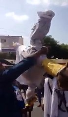 Sikhs burnt effigy of Kumar Vishvas