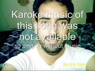 Hidden Talent - Next Kumar Sanu - singing Ye dil he ya sheesha without music