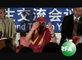 HH the Dalai Lama addressed Tibetan and Chinese students Hunter college