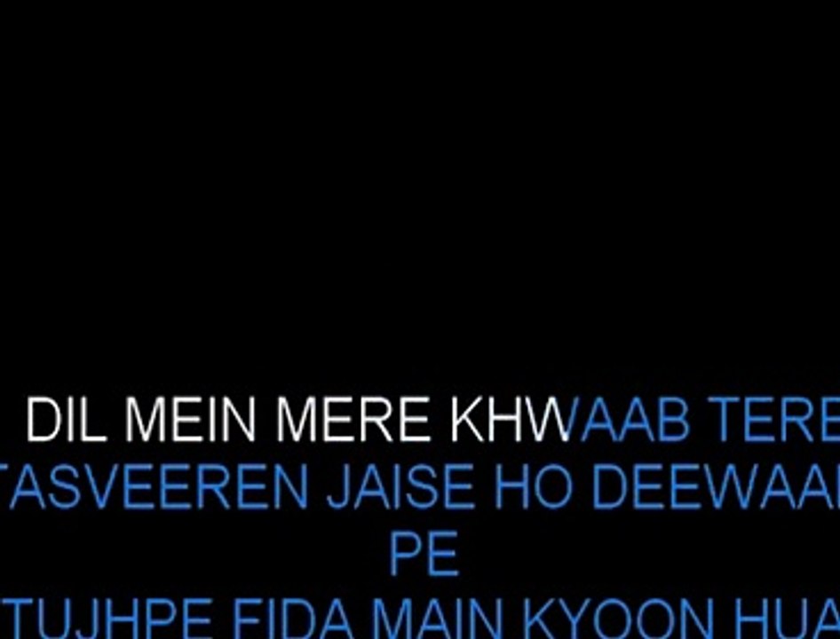 Gulabi Aankhein JoTeri - Karoke Video Song