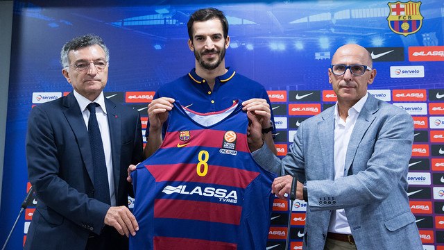 FCB Basket: Pau Ribas, presentat com a nou jugador del FC Barcelona Lassa