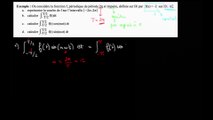 Ex : c)pour n entier naturel non nul, calcul de l intégrale de f(t)cos(nwt) sur [- pi ; pi]