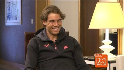 Rafael Nadal Interview for RCN (Colombian TV channel) in NYC. (in Spanish)