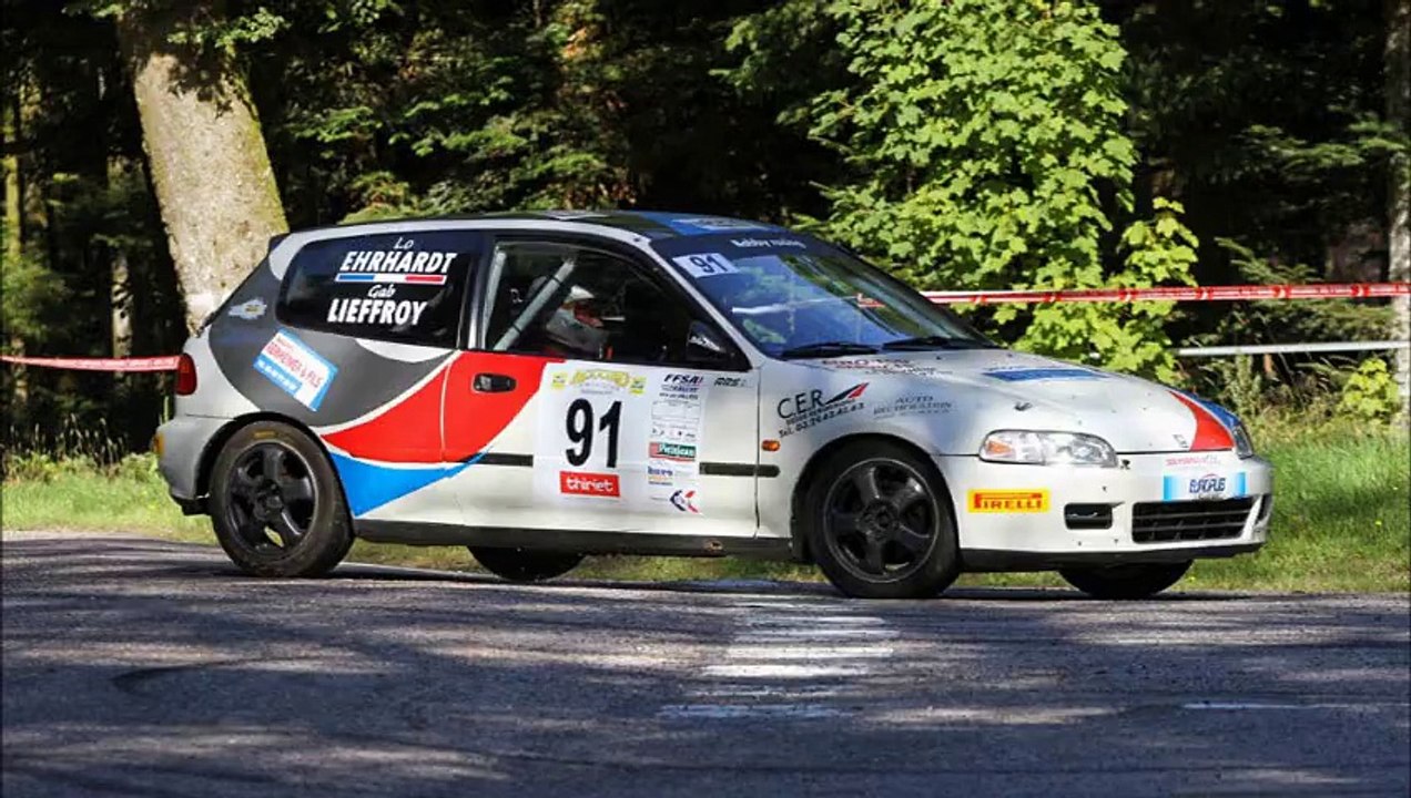 rallye des vallées 2015 Lieffroy/Ehrhardt Honda civic N2