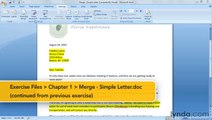 How to create a Mail Merge address list | lynda.com tutorial