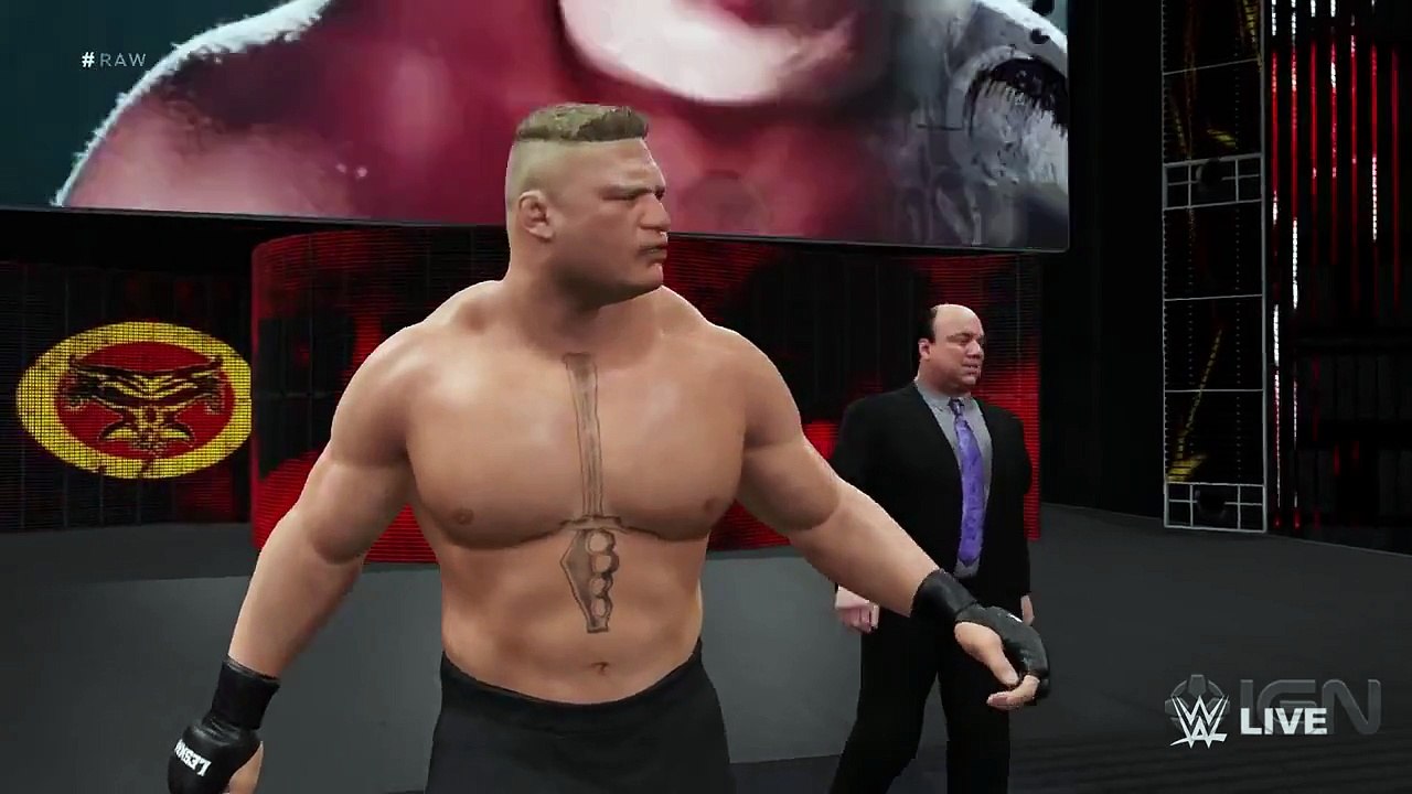 WWE 2K16 - Brock Lesnar's Full Ring Entrance.