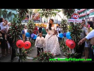 1st Runner-Up Miss Universe 2012 Janine Tagunon as Reyna Elena of Santacruzan 2013