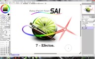 Tutorial de Paint Tool SAI 7 Efectos.