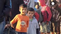 Un tercio de los refugiados que llegan a Macedonia son mujeres y niños