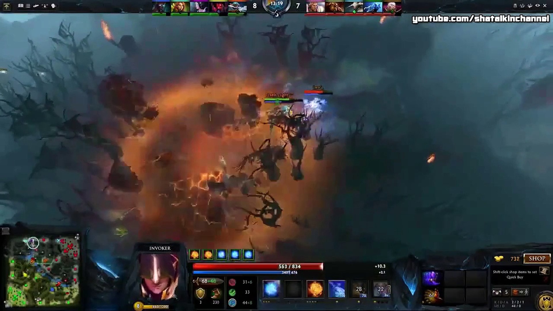 Invoker Lucky Sun Strike Gg Dota 2 Video Dailymotion