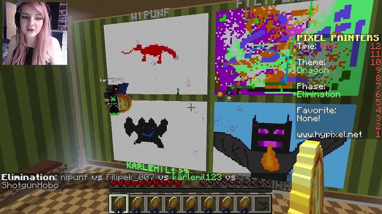 LDShadowLady | Disney & Dragons - Pixel Painters - Minecraft Art Minigame