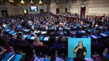 Infraestructura. Apertura de Sesiones Ordinarias 2015. Cristina Fernández.