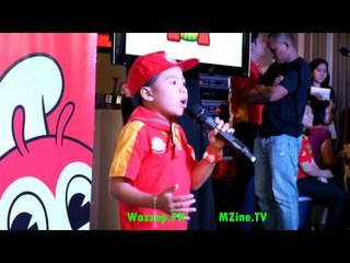 The Voice Kids Lyca Gairanod performs at Jollibee Maaga ang Pasko