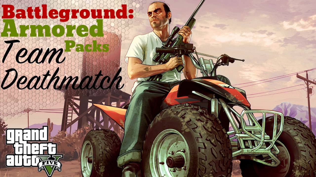 GTA V - Gang vs. FIB Team Deathmatch - Epic War Shootout (Battleground: Armored Packs Mod)