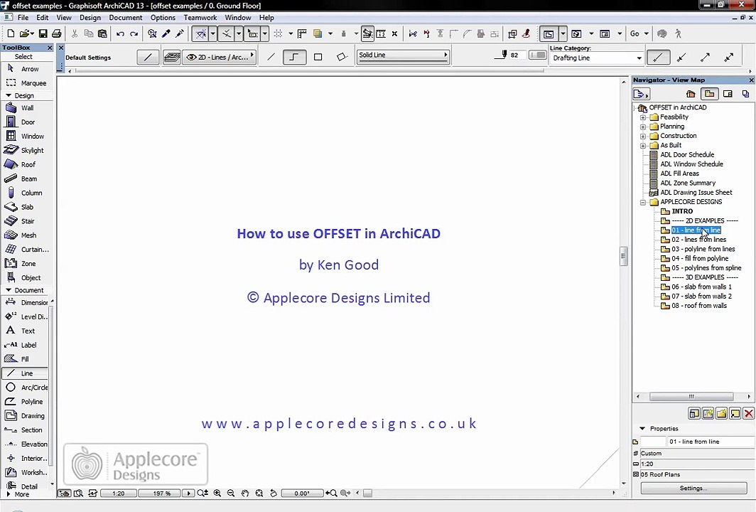 ArchiCAD Tip: How to use OFFSET