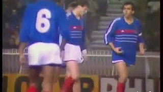 WM 86 Qualifier France v DDR 8th DEC 1984