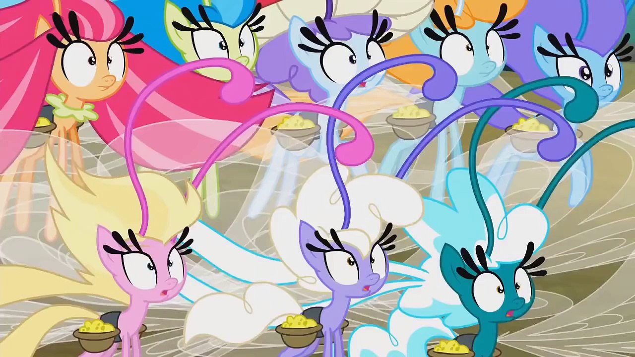 MLP: FiM - Mane 6 Transformed into Breezies (Full Scene) "It Ain't Easy Being Breezies" [HD]