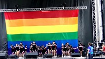 CHEER SF - 'ODE TO CHEER' Stunt Routine @ 2015 San Francisco Pride Celebration Main Stage