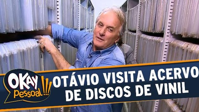 Otávio Mesquita visita o maior acervo de discos de vinil do Brasil