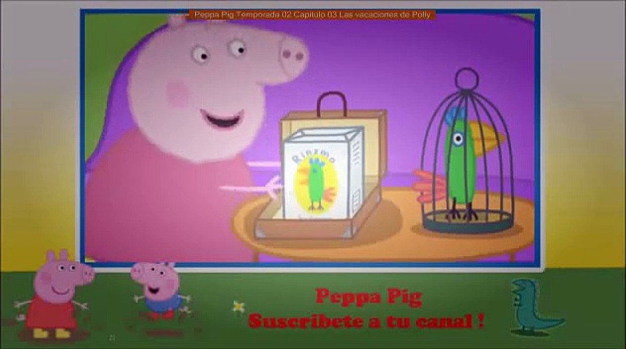 Peppa Pig Temporada 02 Capitulo 03 Las vacaciones de Polly