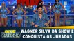 Wagner Silva dá show e conquista os jurados