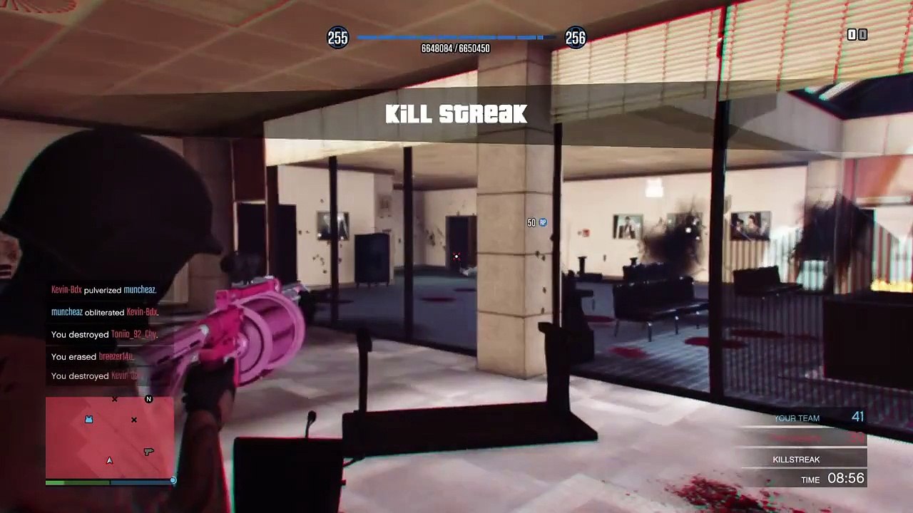 FIB  GTA V Online Deathmatch TDM top floor heist