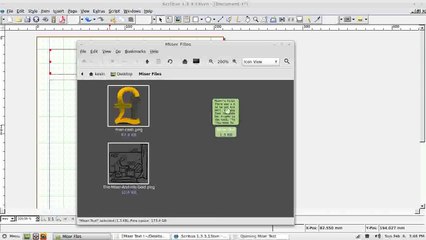 Scribus Video Tutorial - Part 2 - Creating a Simple Poster