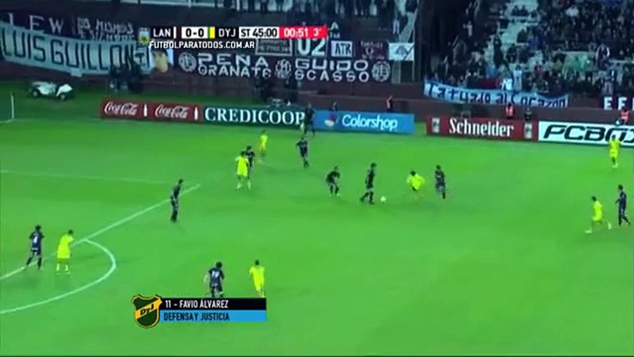 Lanús 0 - Defensa 1 - Fecha 18 - Primera División