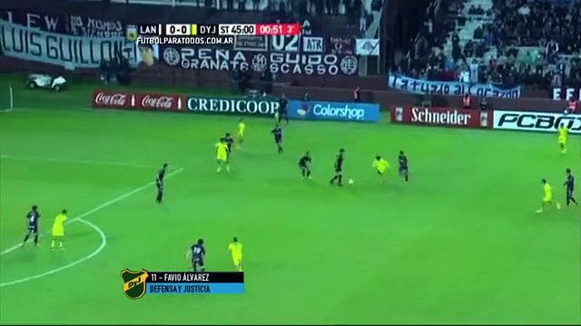 Lanús 0 - Defensa 1 - Fecha 18 - Primera División