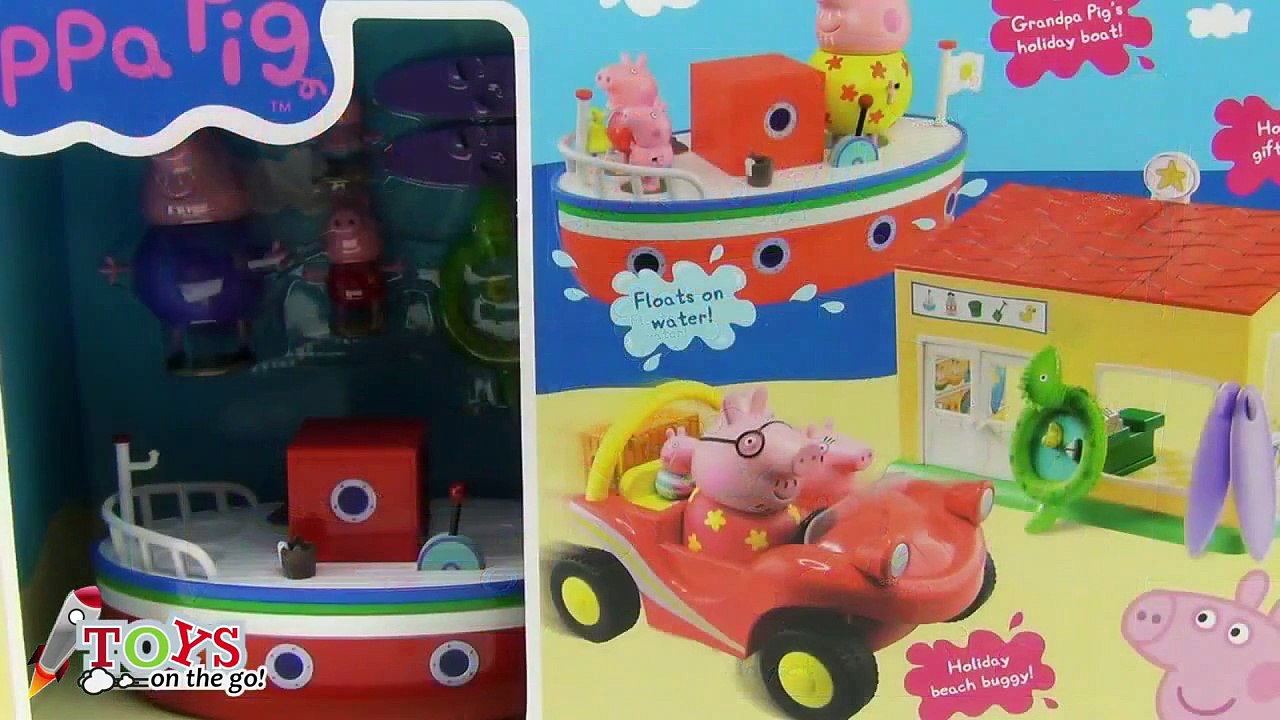 Peppa Pig Vacaciones en el mar Holiday by the Sea Playset   Juguetes de Peppa Pig