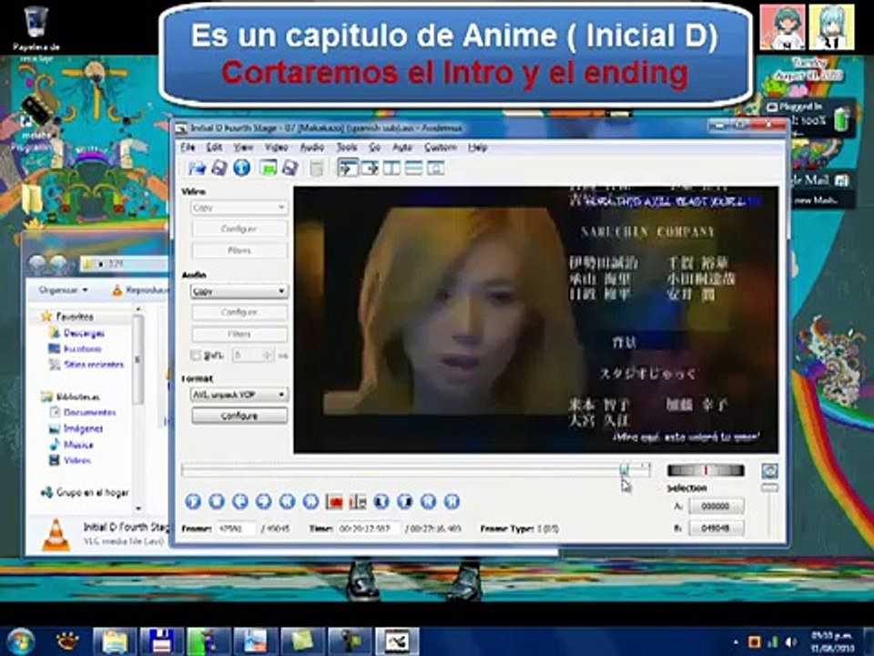 Cortar y unir vídeos con Avidemux ^_^