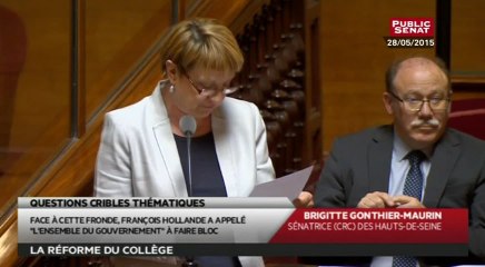 Questions cribles thématiques sur la réforme du collège - En séance