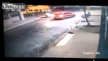 Thugs On Motorcycle Crashes, Then Steals Another Motorcycle