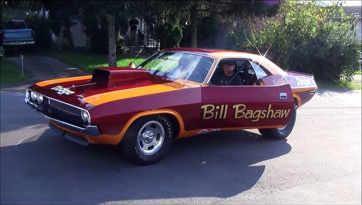 Bill Bagshaw's NHRA Pro Stock "Red Light Bandit" 1970 Hemi Challenger