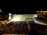 Mass Prayer, Wailng Wall, Night before Yom Kippur