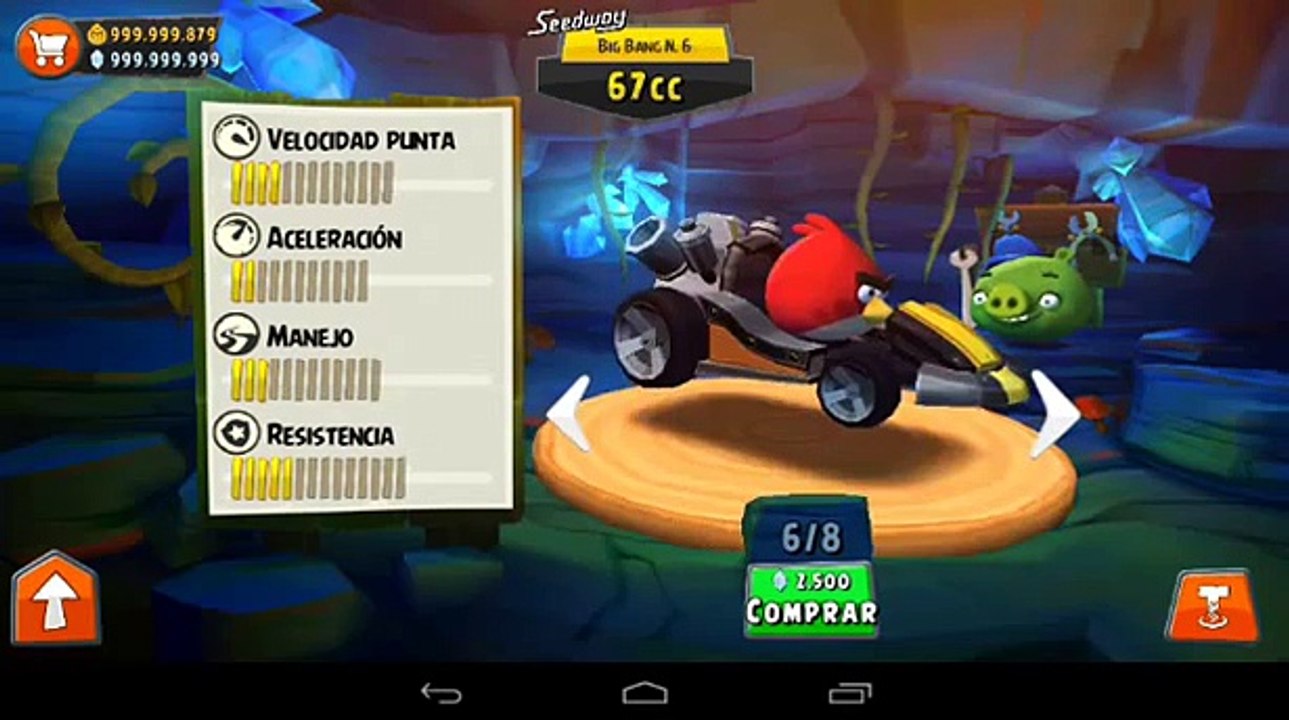 Descargar Angry Birds GO para Android ( Mod Todo infinito )