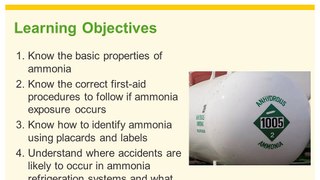 Ammonia Safety & Identification