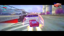 Disney Cars Pixar Lightning McQueen Cars 2 Races   Nursery Rhymes (Songs for Children with Action)