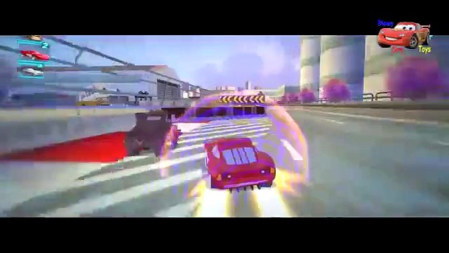 Disney Cars Pixar Lightning McQueen Cars 2 Races + Nursery Rhymes (Songs for Children with Action)