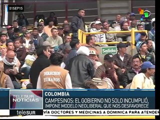 Tải video: Campesinos colombianos exigen al gob. cumplir acuerdos de hace 2 años