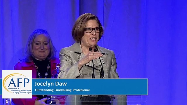 Jocelyne Daw: AFP Outstanding Fundraising Professional 2012